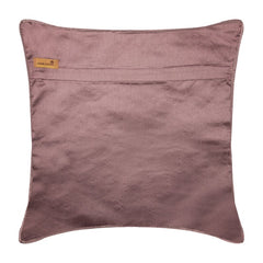 Scrolling All The Way Purple - Purple Silk Throw Pillow Cover