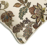 Floral Compatible Silk Decorative Euro Sham