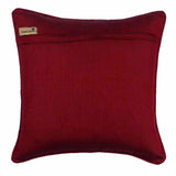 Rustic Martini - Rust Jacquard Silk Throw Cushion Cover