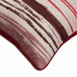 Rustic Martini - Rust Jacquard Silk Throw Cushion Cover