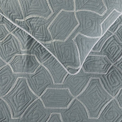 Atmosphere - Linen Blue Decorative Bed Runner and Cushion Cover