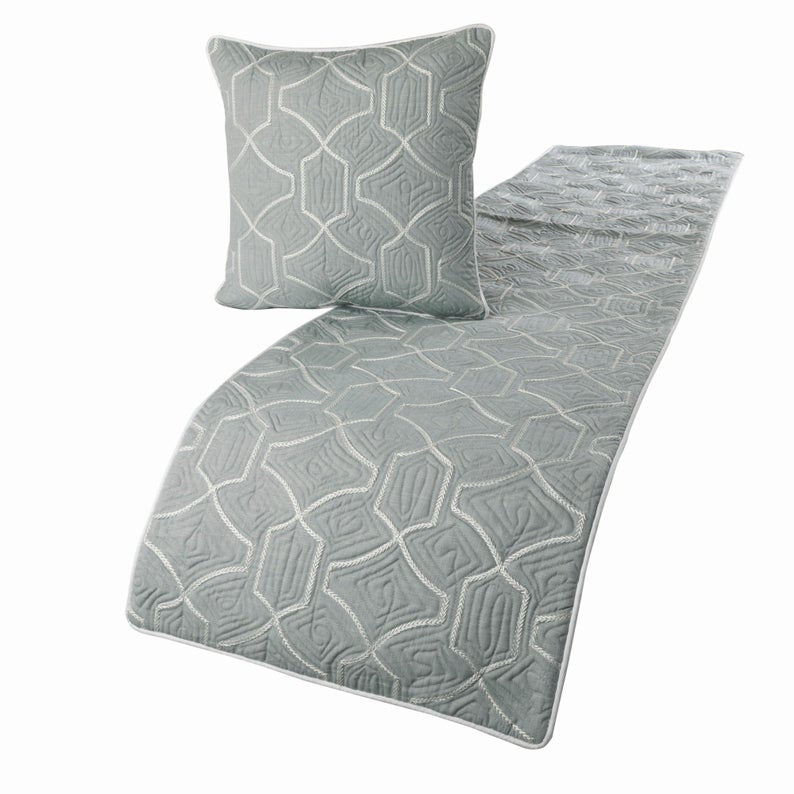 Atmosphere Decorative Bed Runner with Cushion Cover