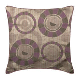 Purple Wheels Throw Cushion Cover