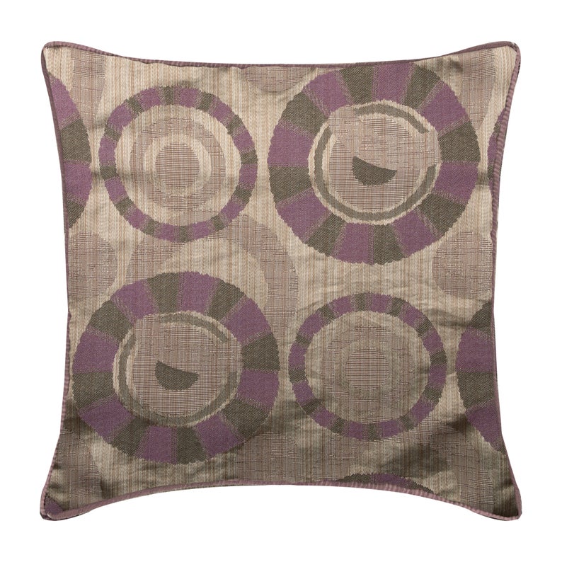 Purple Wheels Decorative Euro Sham