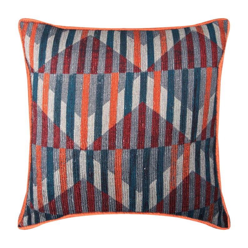 Retro Stripes Throw Pillow Cover