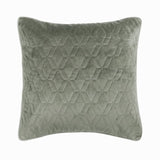 Diamond Mocha - Brown Velvet Throw Pillow Cover