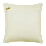 Verandah - Green Satin Throw Pillow Cover