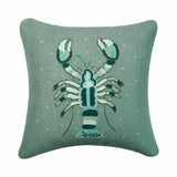 Lobster Cool Embroidery Throw Cushion Cover