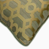 Morris Trellis Grey Decorative Euro Sham