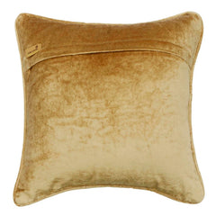Glider By - Beige Velvet Throw Cushion Cover