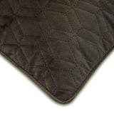 Diamond Brown Decorative Euro Sham