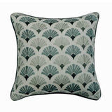 Flourish Blue Decorative Euro Sham