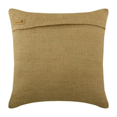 Jute Wheels Throw Cushion Cover