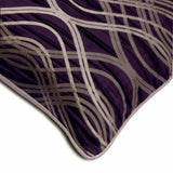 Purple Sling - Purple Silk Throw Pillow Cover