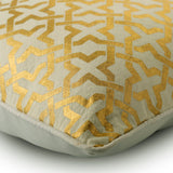 Gold Moment - Gold Suede Throw Pillow Cover