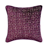 Plum Furry Purple Decorative Euro Sham