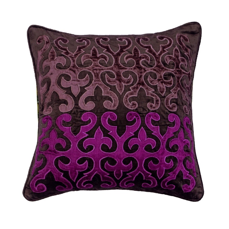 Ever Plum Purple Throw Cushion Cover