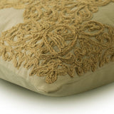 Jute Heritage - Beige Linen Throw Cushion Cover