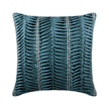 Silver Ceremony - Silver Satin Throw Cushion Cover