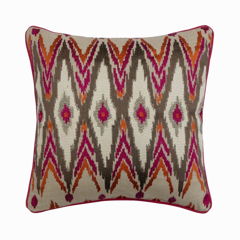 Ikat Love Decorative Euro Sham