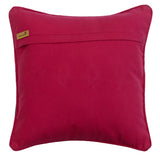 Ikat Love - Pink Cotton Throw Pillow Cover