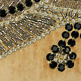 Glider By - Beige Velvet Throw Cushion Cover