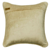 Vinatge Rider - Ecru Velvet Throw Pillow Cover