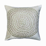 Crystal Gold String Throw Cushion Cover