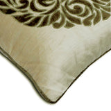 Olive Scent - Green Velvet Throw Pillow Cover