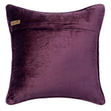 Plum Furry Throw Cushion Covers