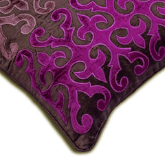 Ever Plum Velvet Throw Cushion Cover