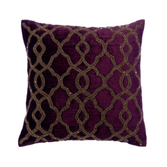 Estrellas Beaded Throw Cushion Cover