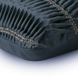 Silver Ceremony - Silver Satin Throw Pillow Cover