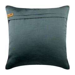 Blue Ceremony Textured Throw Pillow Cover