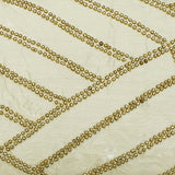 Gold Light - Ivory Silk Lumbar Pillow Cover