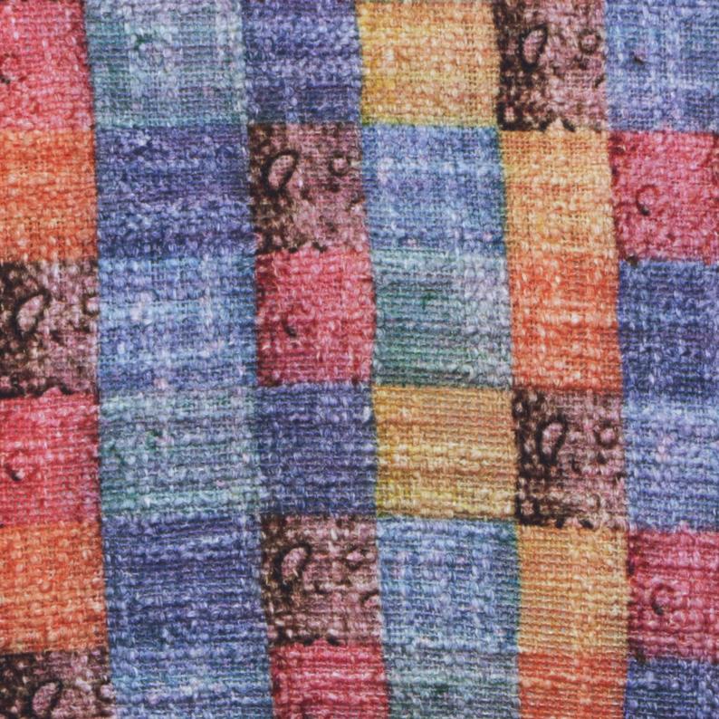 Hue Check Throw Cushion Cover