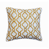 Cressida - Gold Velvet Throw Pillow Cover