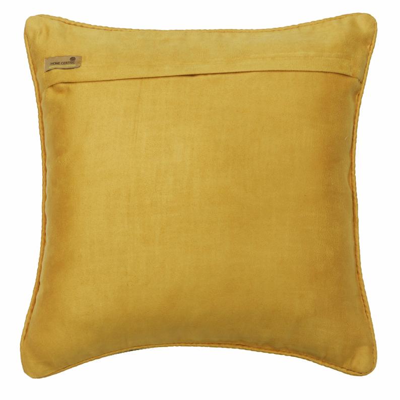 Hue Check Orange Throw Pillow Cover