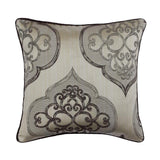 Orange Damask Galore - Orange Jacquard Throw Cushion Cover