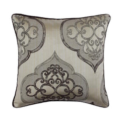 Grey Damask Galore Throw Cushion Cover