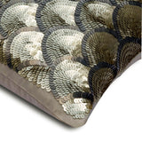 Mermaid Affair - Ivory Art Silk Throw Cushion Cover