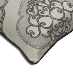 Grey Damask Galore Throw Cushion Cover
