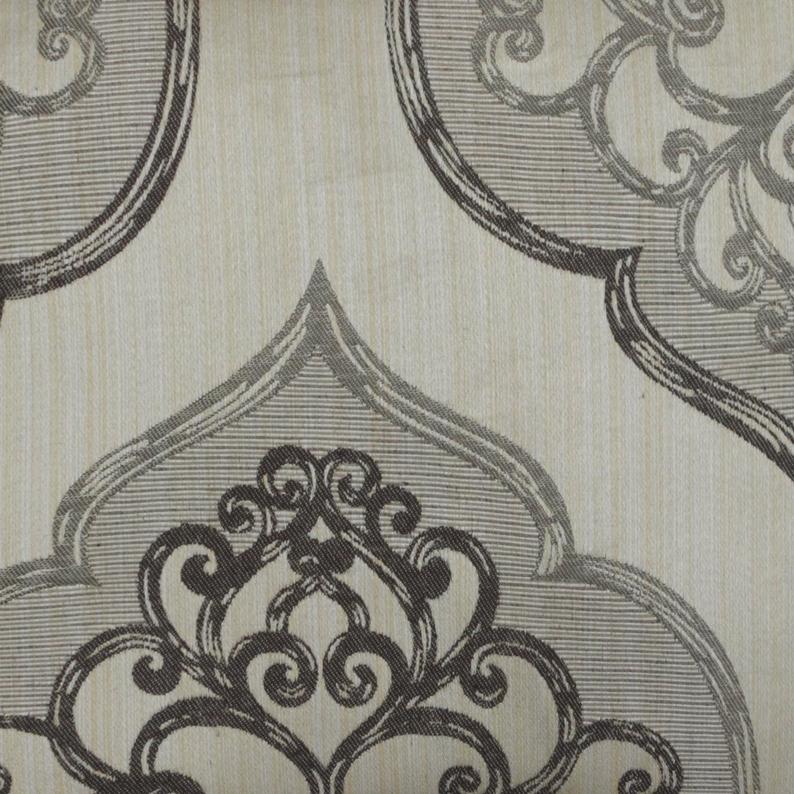 Grey Damask Galore Throw Cushion Cover