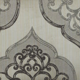 Orange Damask Galore - Orange Jacquard Throw Cushion Cover