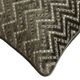 Crystal Chevron Throw Pillow Cover