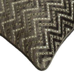 Crystal Chevron Throw Cushion Cover