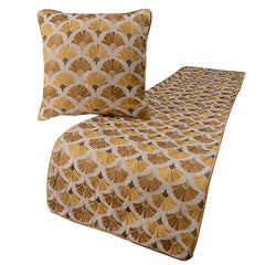 Autumn Bloom Decorative Bed Runner with Cushion Cover