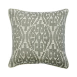 Tribal Love - Red Jacquard Silk Throw Pillow Cover