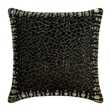 Crystal Black Mosaic Throw Cushion Cover