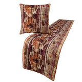 Ikat Splash Decorative Bed Runner with Cushion Cover